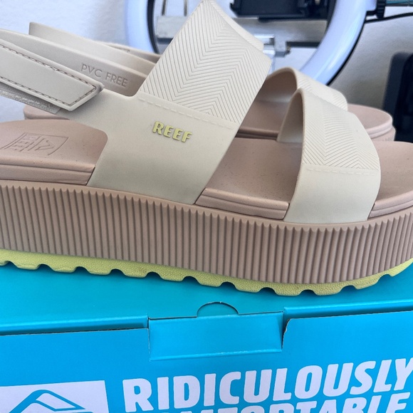 REEF Water Vista Higher Platform Sandals - Picture 1 of 5